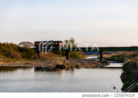 Hatakama, Kakegawa City, Shizuoka Prefecture Tenryu Hamanako Railway and scenery along the line 125074329