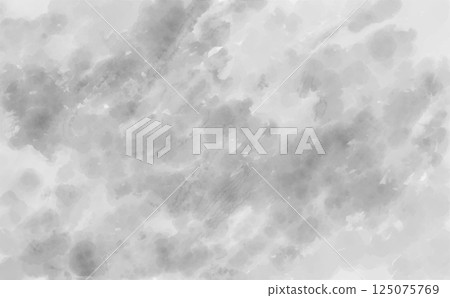 Watercolor paint background texture black and white gray 125075769