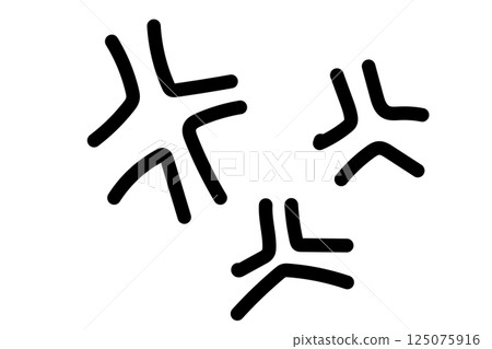 Hand-drawn design 01 Manga-style effect 04 125075916