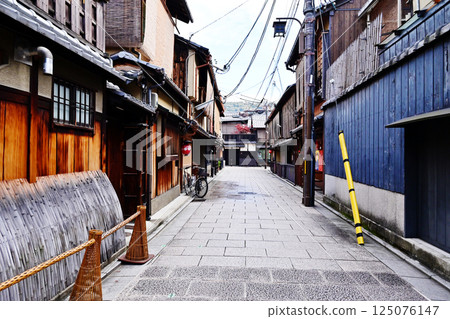 京都花見小路, 京都祗園風景, 歷史環境保護區, 京都旅遊景點, 古街道, 祗園氛圍 125076147