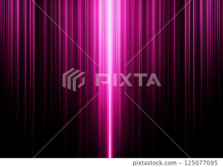 黑色背景上的粉紅色燈光 125077095
