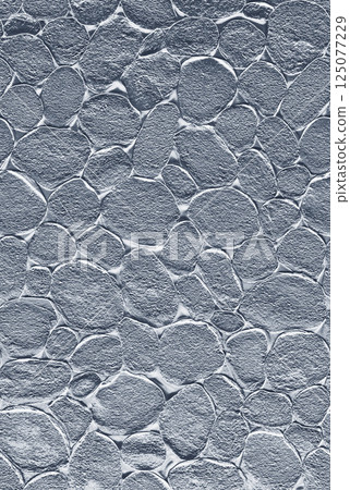 Silver textured background creating a seamless pebble pattern Silver textured background creating a seamless pebble pattern 125077229