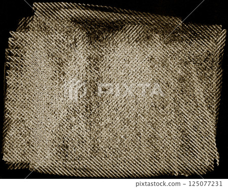 Abstract background showing sepia toned canvas texture with diagonal lines 125077231