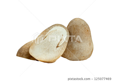 Straw mushroom isolated 125077469