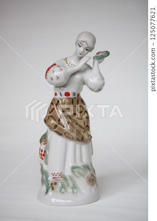 porcelain figurine from the USSR era, called Girl with Viburnum 125077621
