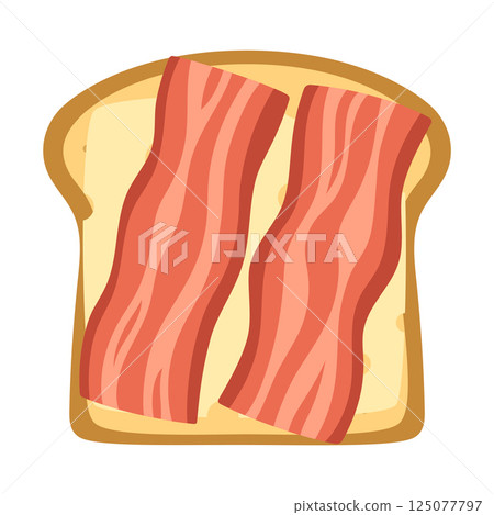 sandwich with bacon 125077797