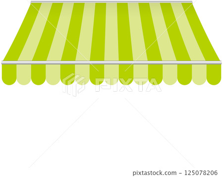 Yellow green awning tent 125078206