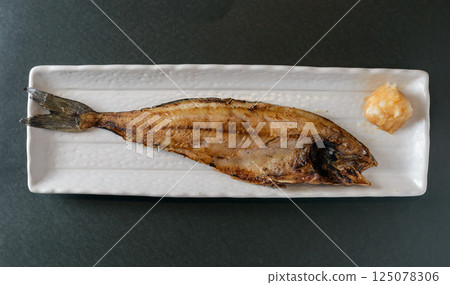 烤魚、魚片 125078306