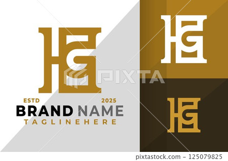 Heart Knot Nordic Logo Icon Vector Design Illustration 125079825