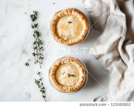 A spacious modern kitchen featuring natural wood cabinets, white countertops, and large windows letting in natural light. Ideal for home improvement blogs, real estate listings, and interior design 125080802