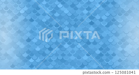 Vector blue scale snake pattern. Blue dragon scale. Fish texture. Blue skin background of reptile mermaid lizard. Oriental monster skin print Vector blue scale snake pattern. Blue dragon scale. Fish texture. Blue skin background of reptile mermaid lizard. Oriental monster skin print 125081041