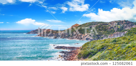 Unbelivable view at Torre Argentina at the West coast along Costa Tentizzos near Bosa 125082061