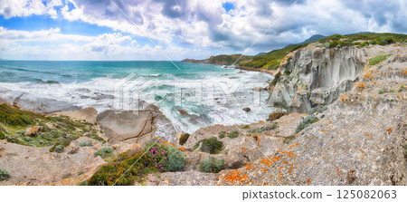 Unbelivable view at Torre Argentina at the West coast along Costa Tentizzos near Bosa 125082063