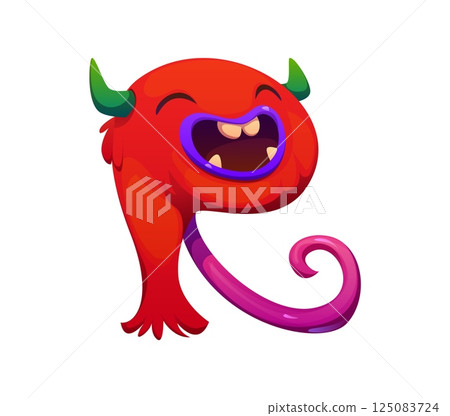 Strange monster character cartoon font letter R. Crazy horror monster character symbol, spooky fantasy scarecrow vector English alphabet font letter. Bizarre bugaboo, creature typeset sign Strange monster character cartoon font letter R. Crazy horror monster character symbol, spooky fantasy scarecrow vector English alphabet font letter. Bizarre bugaboo, creature typeset sign 125083724