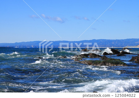 [Fukushima Prefecture] The Pacific Ocean as seen from Misaki Park in Iwaki City 125084022