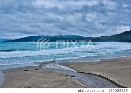 Oki Coast devastated by bad weather Oki Coast devastated by bad weather 125084815