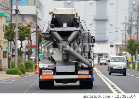 攪拌車圖片（混凝土攪拌車） 125085104