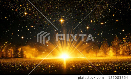 Gold Light Generative AI Background 125085864