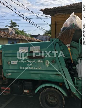 日本垃圾收集車在海外使用 日本垃圾收集車在海外使用 125086203