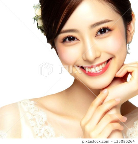 A woman smiling 125086264