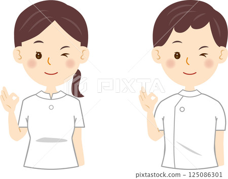 眨眼護理師OK 125086301