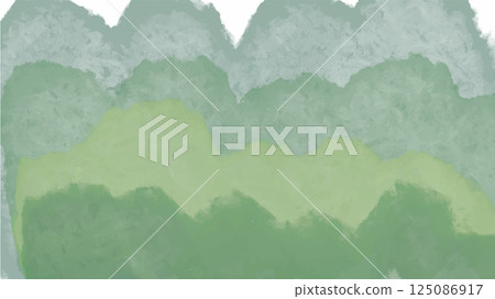 Green watercolor background with copyspace for your design. vector. 125086917