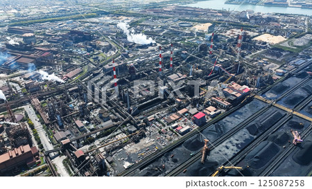 工業地景鳥瞰圖 125087258