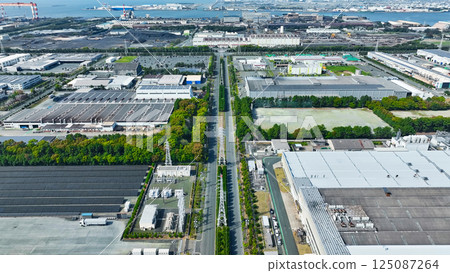 工業地景鳥瞰圖 125087264