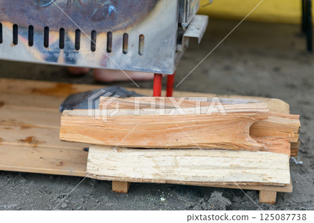 Firewood, barbecue, camping, outdoor image Firewood, barbecue, camping, outdoor image 125087738