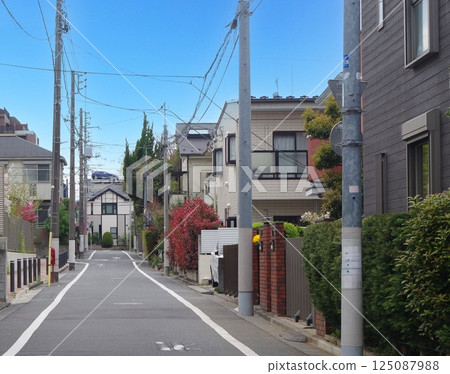 荻窪街景、風景、清水二丁目街區、住宅區 荻窪街景、風景、清水二丁目街區、住宅區 125087988