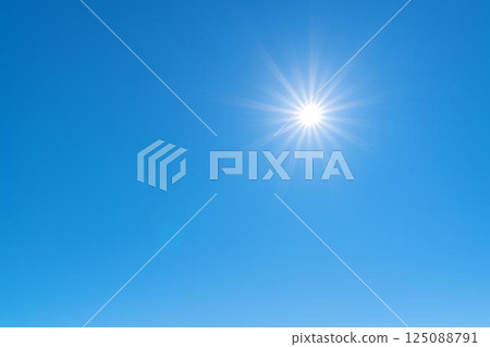 Sunny blue sky image 125088791