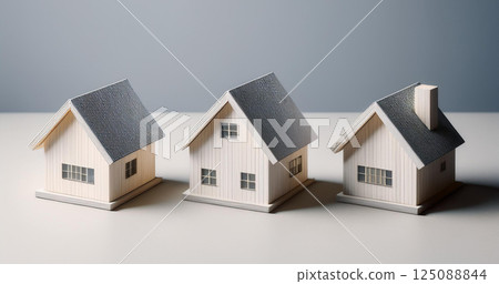 用積木搭建的小房子的圖片 用積木搭建的小房子的圖片 125088844