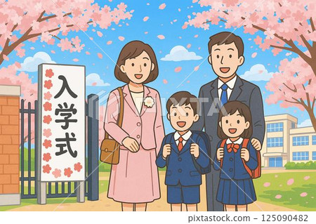 入學典禮例證 125090482