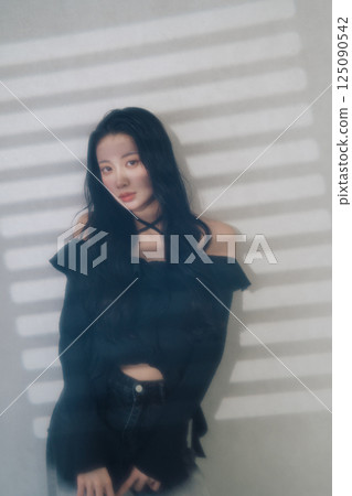 Korean style portrait y2k fashion Korean style portrait y2k fashion 125090542