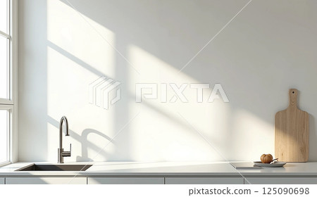 Kitchen where the sun shines 125090698