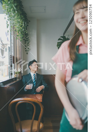 cafeteria, cafe, caffe 125090754