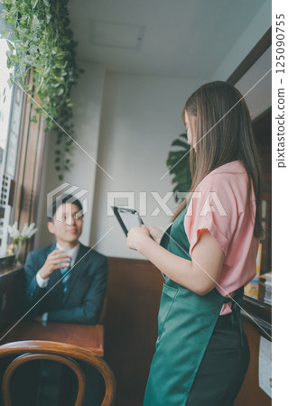 咖啡館 咖啡廳 順序 125090755