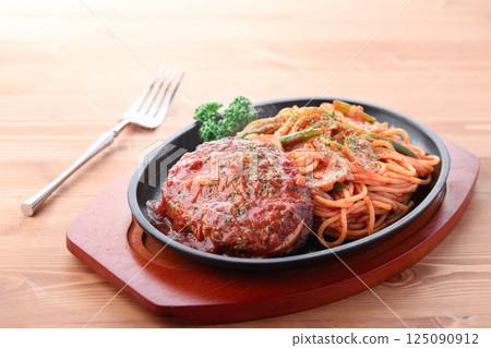 hamburger spaghetti 125090912
