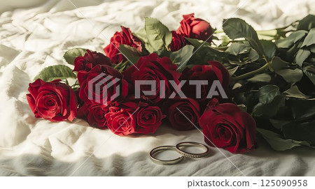 Roses and rings 125090958