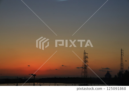 工廠區落日 工廠區落日 125091868