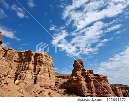 Beautiful Landscape With Mountains And Clouds Beautiful Landscape With Mountains And Clouds 125091872