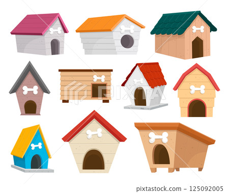 Dog house clipart design illustration Dog house clipart design illustration 125092005