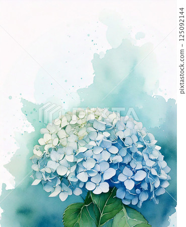 繡球花夏季 AI 生成的背景 繡球花夏季 AI 生成的背景 125092144