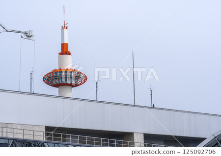 Kyoto Tower from Kyoto Station Building 125092706