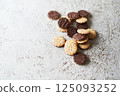 庫存照片: 巧克力餅乾 125093252