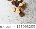 庫存照片: 巧克力餅乾 125093255