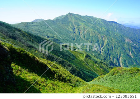 Mount Dainichi in the Iide mountain range Mount Dainichi in the Iide mountain range 125093651