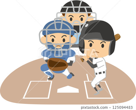 Illustration of a baseball player Illustration of a baseball player 125094483