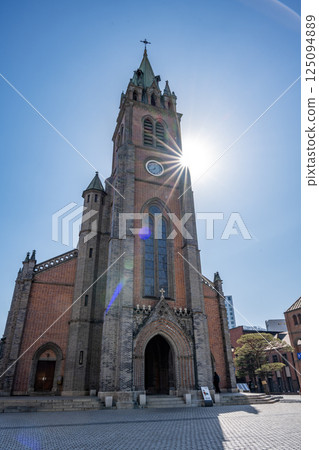 Myeongdong Cathedral in Seoul, South Korea 125094889