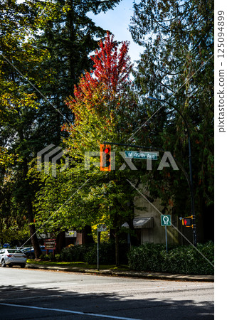 Intersection in Vancouver, Canada Intersection in Vancouver, Canada 125094899